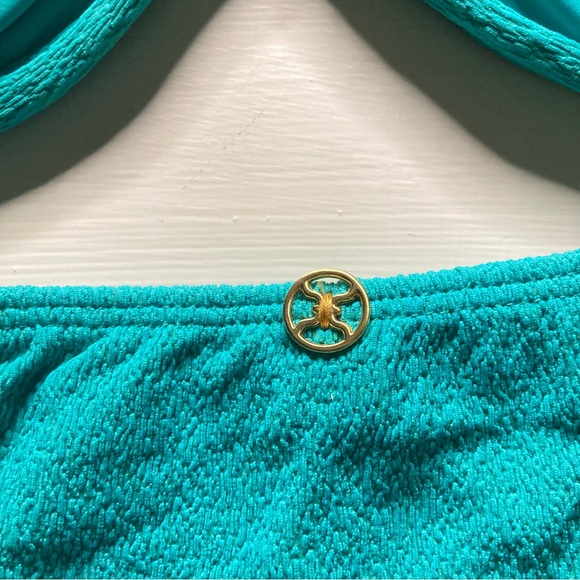 Vix π Aqua Underwire Firenze Taylor Bandeau Bikini Top | Fany Full Bottom πποΈ - Picture 6 of 8